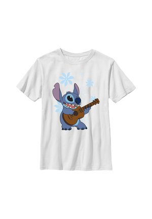 Henry Tiger LILO & STITCH STITCH FLOWERS - T-Shirt print - white