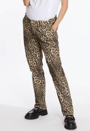 MATERNITY - Jeans Straight Leg - leopard