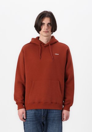 Relaxed Logo Hoodie - Sweatshirt - dark red