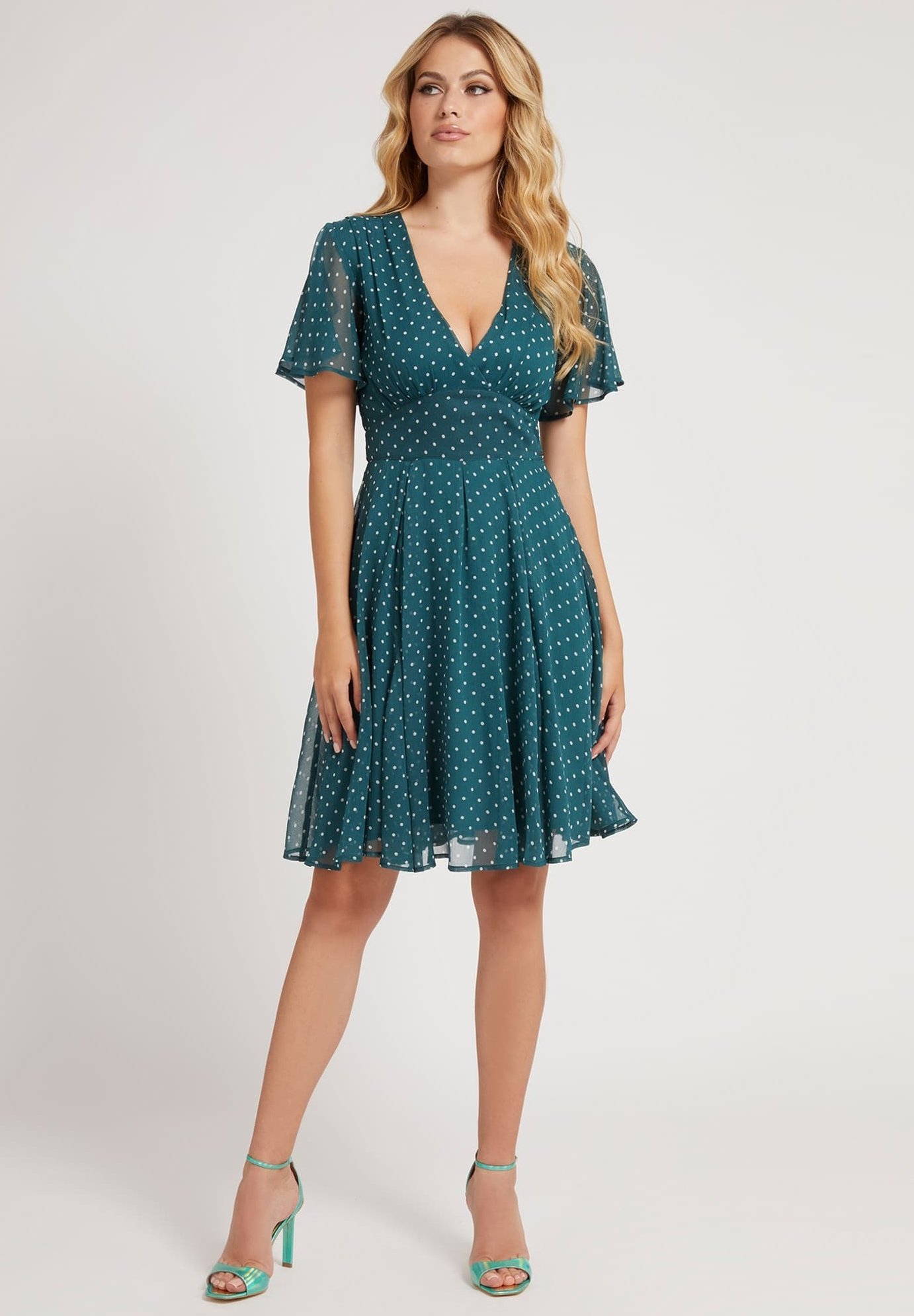 Guess LAVINIA - Vestito estivo - mehrfarbiggrün/verde - Zalando.it
