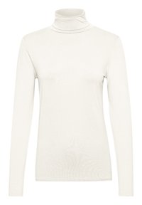 SLHANADI ROLLNECK LS - Tops ar garām piedurknēm - whisper white