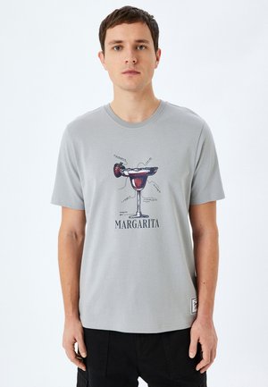 SHORT SLEEVE  - T-Shirt print - grey