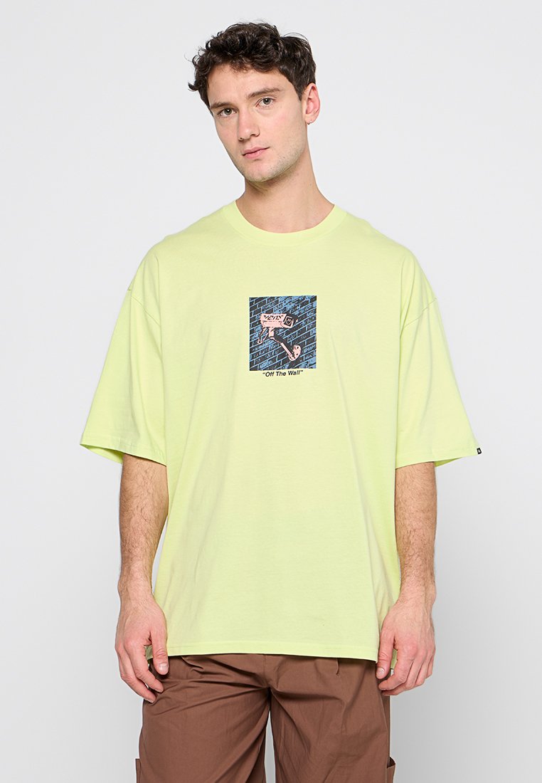 Vans T-shirt print lichtgeel Vans T-shirt print lichtgeel