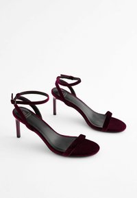 Next FOREVER COMFORT   - REGULAR FIT - High heeled sandals - wine red