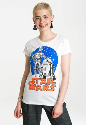 STAR WARS DROIDS - T-Shirt print - altweiss