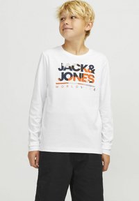 Jack & Jones Junior Langarmshirt - white
