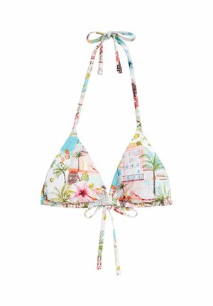 Kappahl, PADDED TRIANGLE BIKINI TOP - Haut de bikini - light green