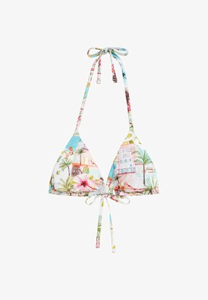 Kappahl, PADDED TRIANGLE BIKINI TOP - Bikini-Top - light green