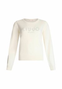 BETTER WITH LOGO - Svetrík - off white