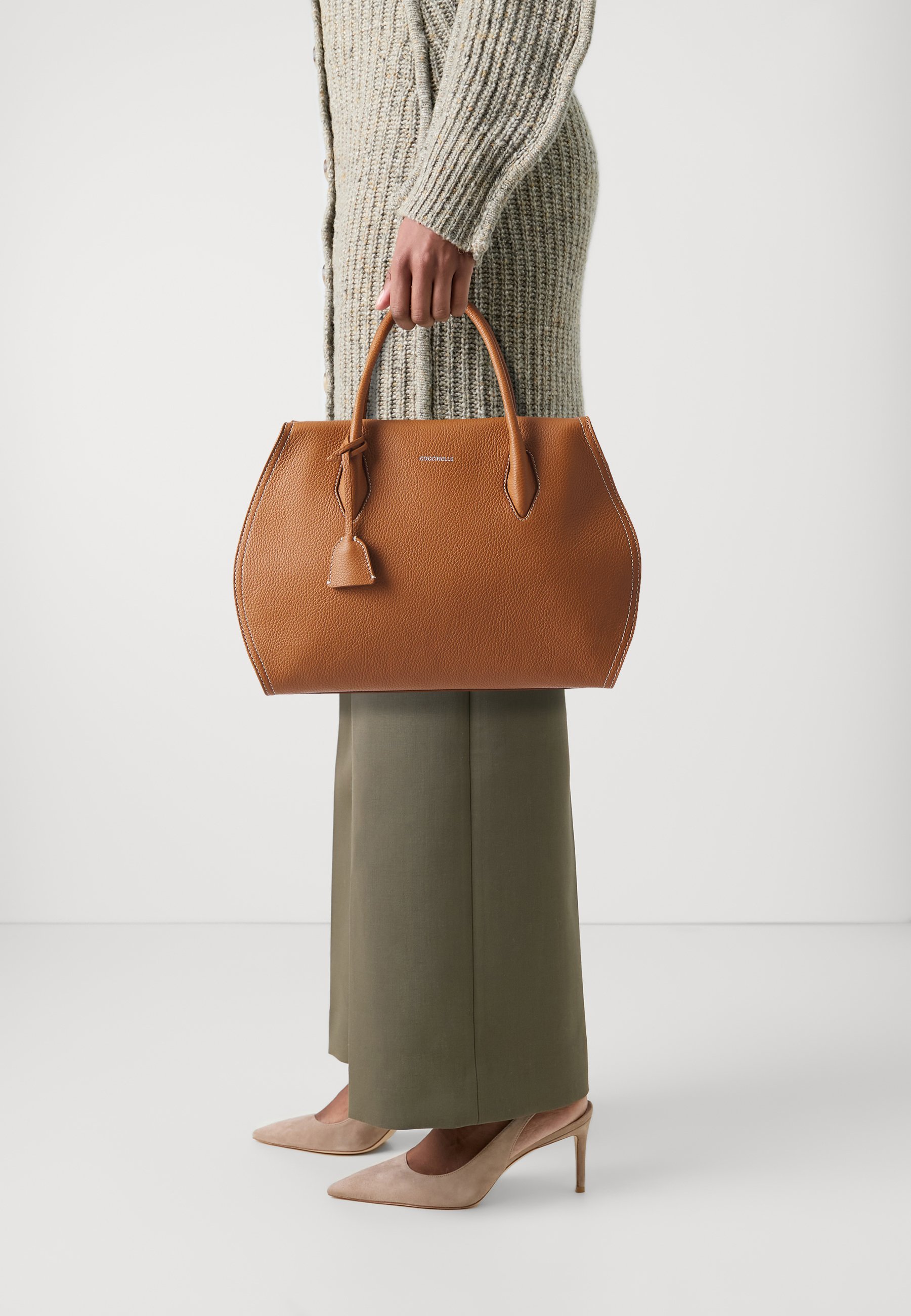 BOLSO Borsa A Tracolla In Pelle Morbida – Modello Hexagona – 15x18,5 Cm – Con Tracolla Regolabile