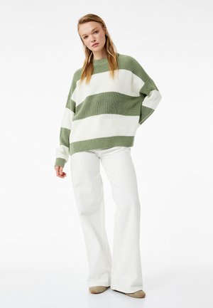 Strickpullover - green