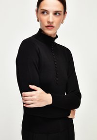 adL BUTTONED - Maglione - black