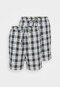 2 PACK  - Spodnji del pižame - white/black