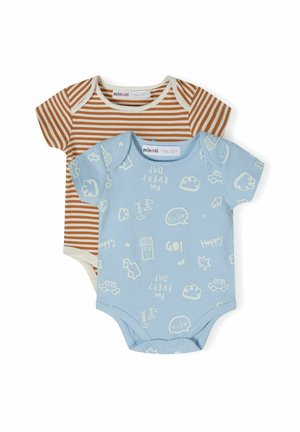 2 PACK REGULAR FIT - Nattdräkt - beige light blue