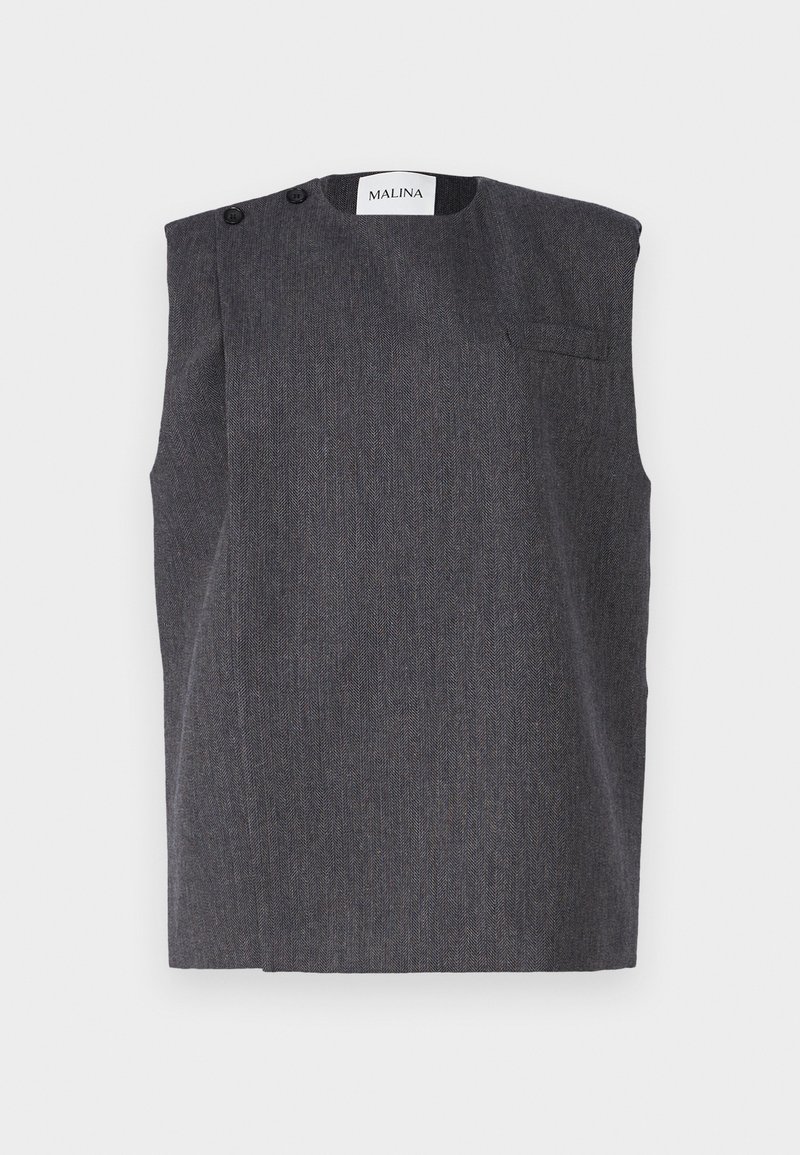 Malina Bodywarmer grijs