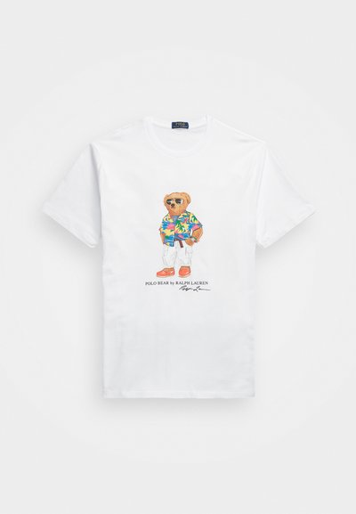 Polo Ralph Lauren Big & Tall POLO BEAR JERSEY T-SHIRT - T-shirt imprimé - white