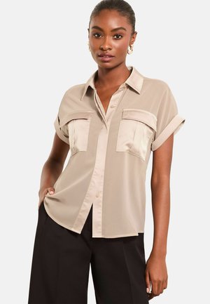 Lipsy REGULAR FIT - POCKET - Košilová halenka - gold