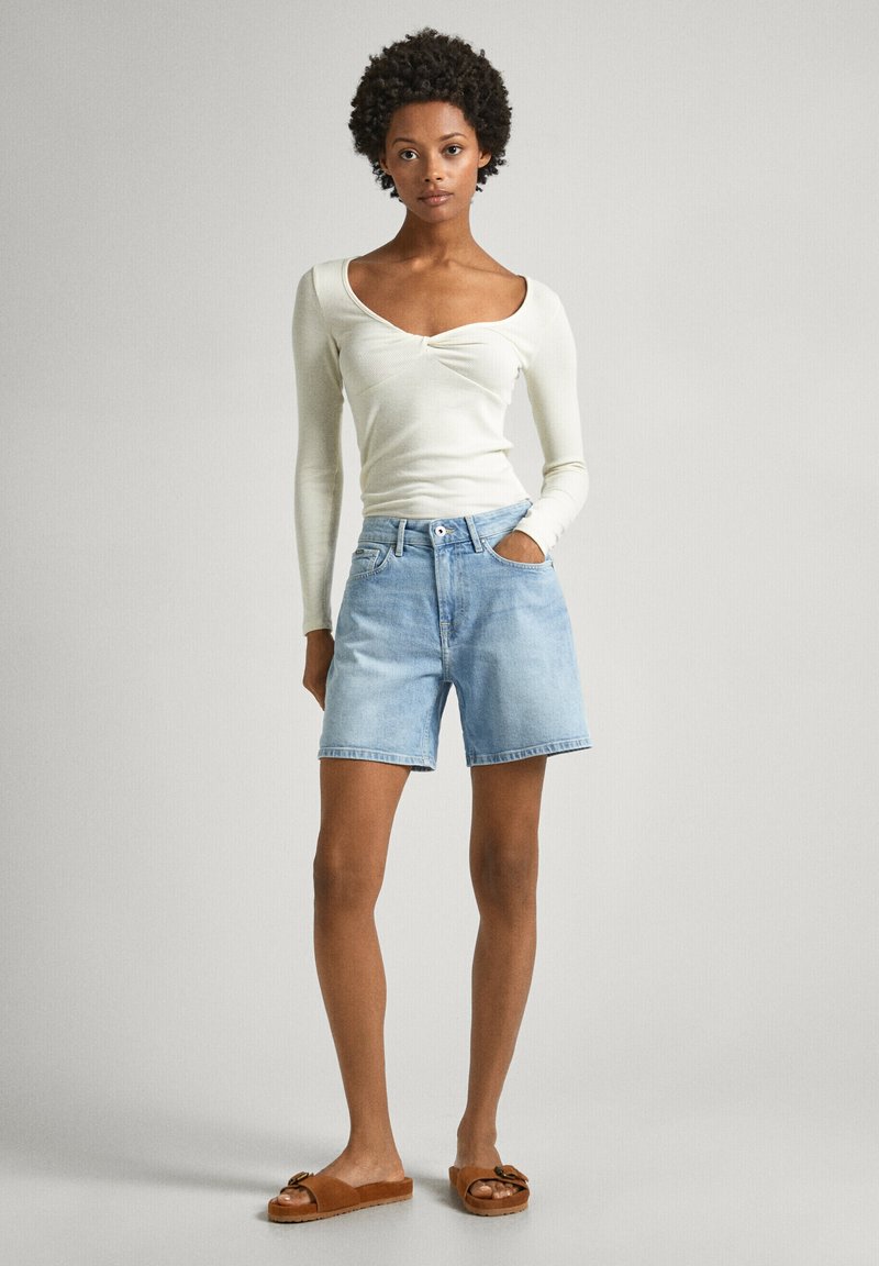 Pepe Jeans Jeansshort blauw denim/bluedenim