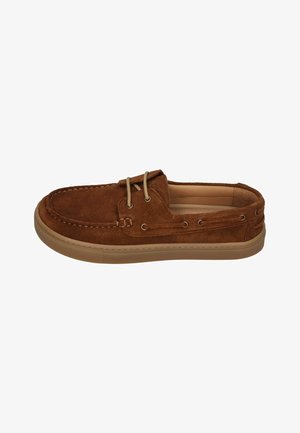 koel, Boat shoes - cognac
