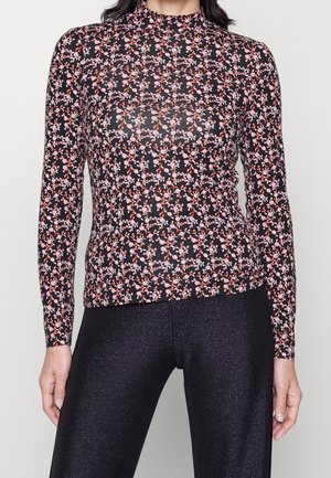 Langærmet T-shirt - black