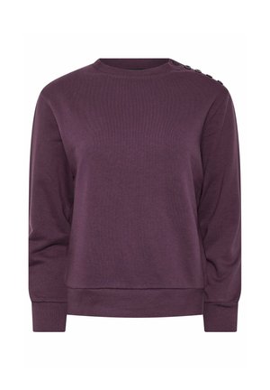 M&Co, PETITE TOPS - Sweatshirt - plum