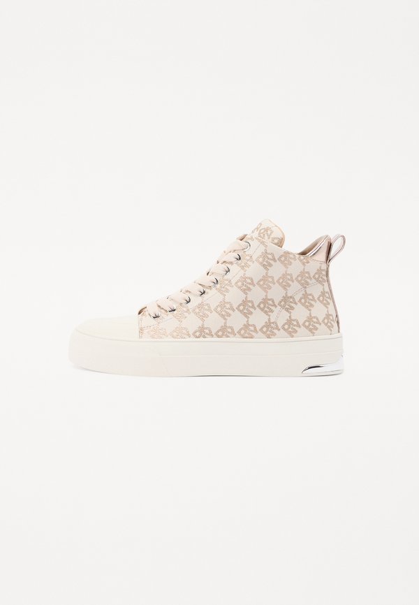 YASER LACE UP MID SNEAKER - High-top trainers - bone