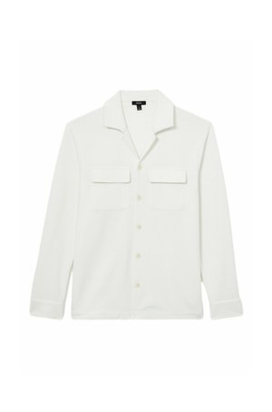 Reiss, REGULAR FIT - VENTO TEXTURED TWIN-POCKET REGULAR-FIT SHIRT - Skjorter - white
