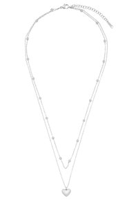 MIT STEINEN MIT HERZ NINA - Collana - silberfarben poliert