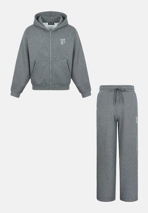 YOURTURN by Zalando, ZIP THROUGH TRACKSUIT UNISEX - Анцуг - charcoal