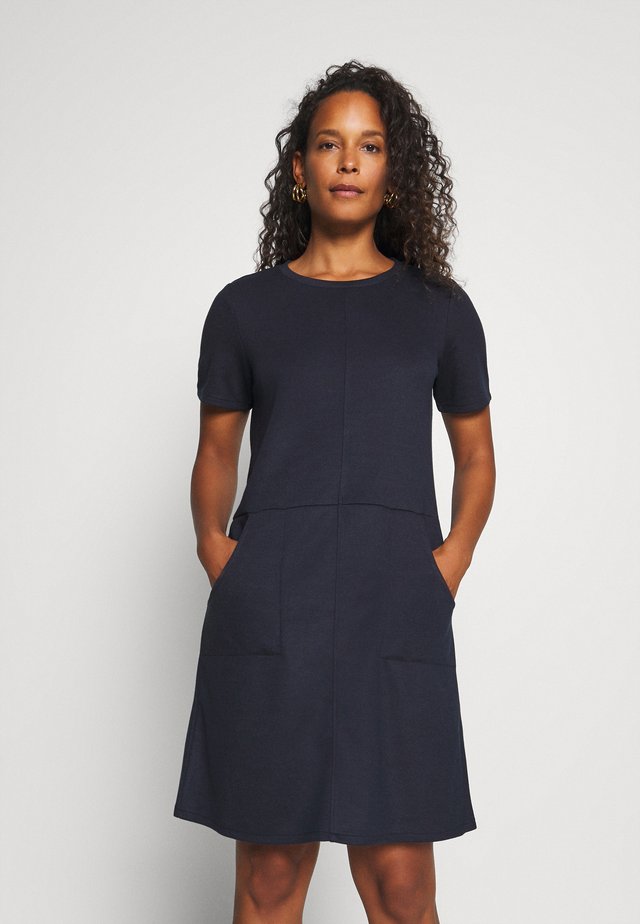 DRESS WITH POCKET - Day dress - sky captain blue