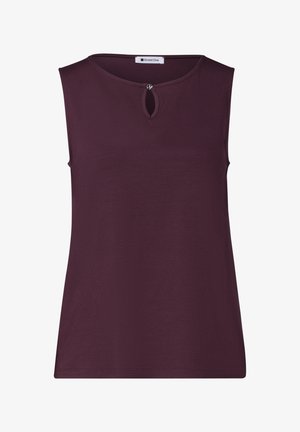 Street One, TOP MIT U-BOOT-AUSSCHNITT - Top - rustic rouge