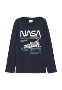 s.Oliver MIT NASA-PRINT - T-Shirt print - navy