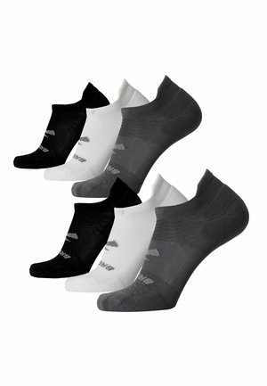 RUN-IN NO SHOW 6-PACK - Enkelsokken - asphalt white black