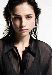 Mango Overhemdblouse - black