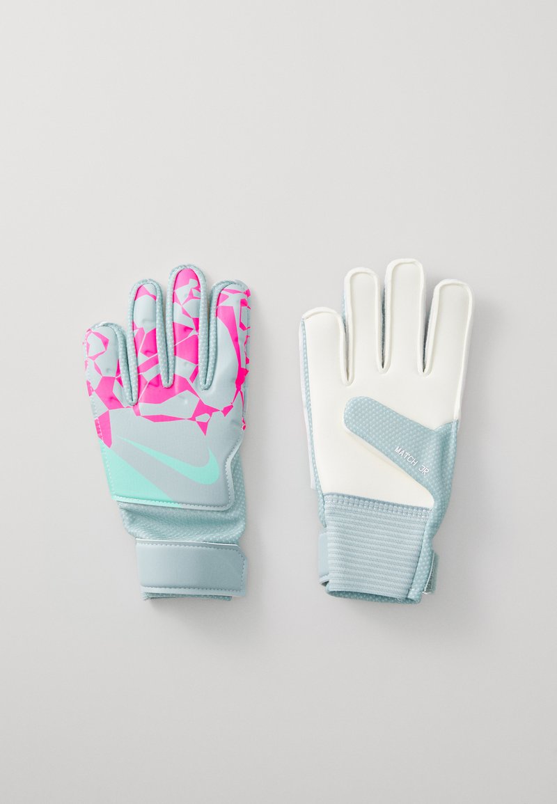 Nike Performance - MATCH JR UNISEX - Vartininko pirštinės - ocean cube/pink blast/aurora green, Padidinti