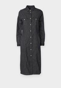 MIDI DRESS CHARCOAL - Vestito di jeans - denim