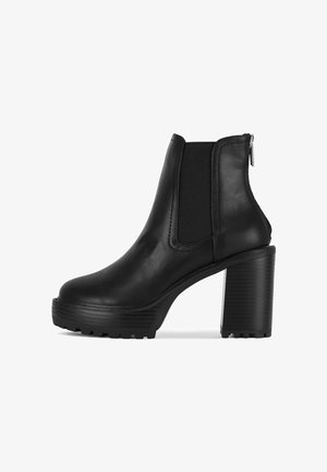 Nine West, NINE WEST ANKLE BOOTS WOMEN'S BLACK WFA3374-1 - Enkellaarsjes met hoge hak - black