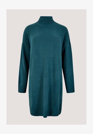 Apricot, SOFT OVERSIZED JUMPER MINI DRESS - Φόρεμα-πουλόβερ - teal