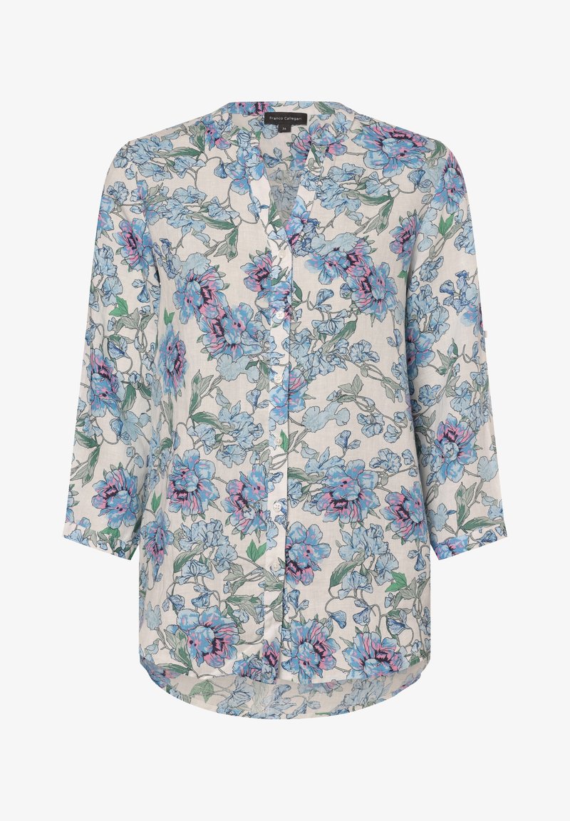 Franco Callegari Bluse - hellblau rosa