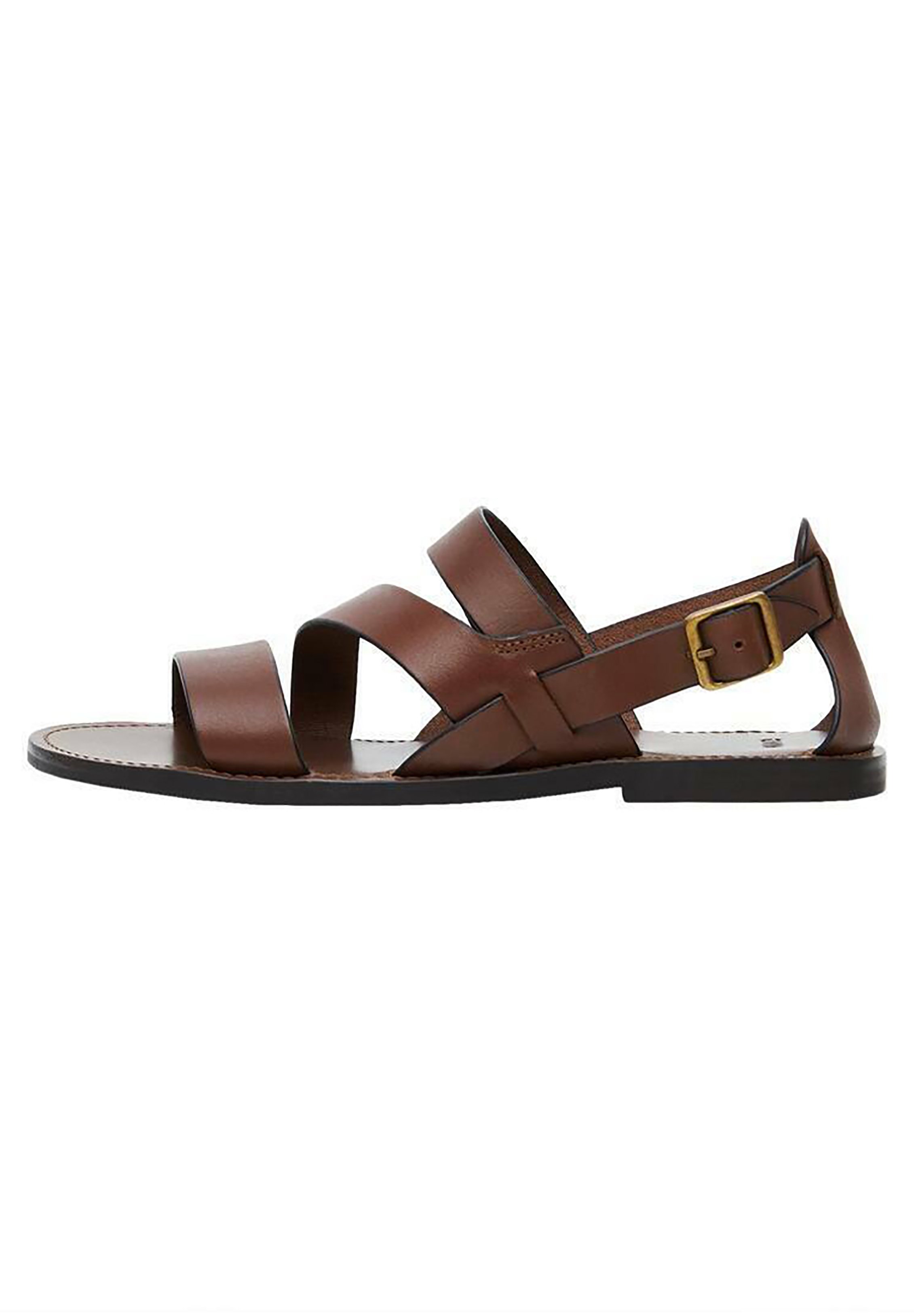 Mango ROMANA - Sandalias - marron moyen/marrón - Zalando.es