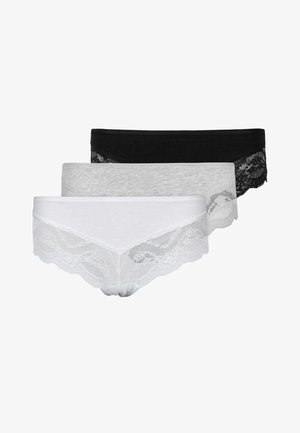 SNOCKS HIPSTER 3 PACK - Hipster - mix (weiß hellgrau schwarz)