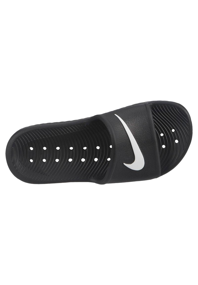 Nike Performance KAWA SHOWER Chanclas de baño schwarz weiss