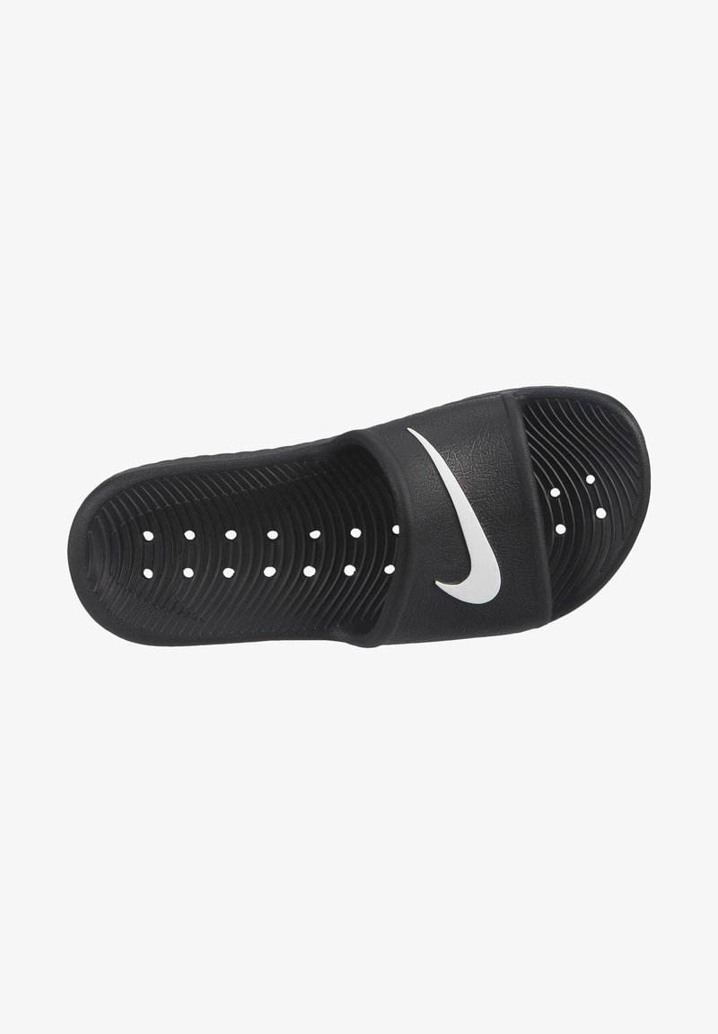 Nike Performance KAWA SHOWER Chanclas de baño schwarz weiss