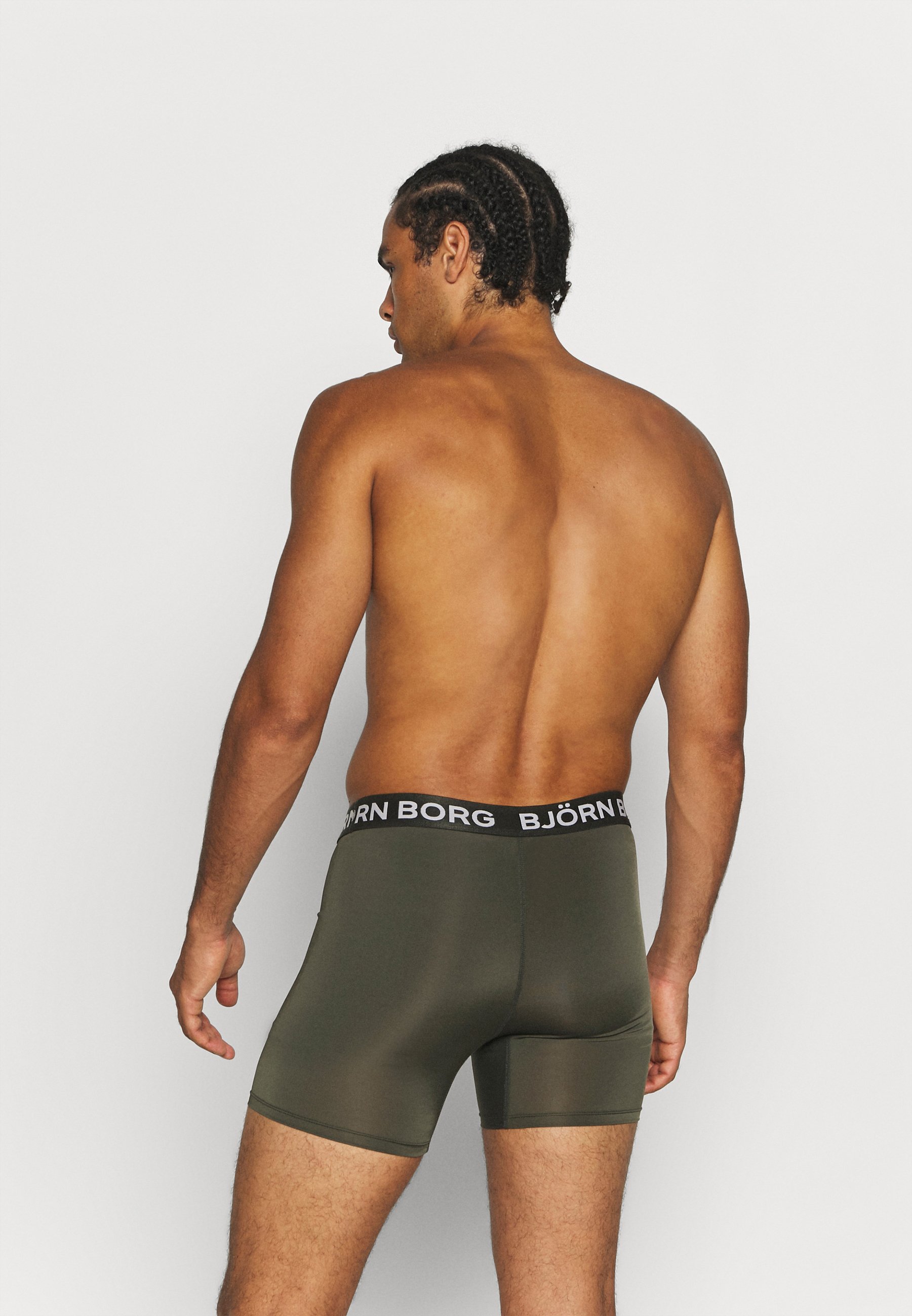 Björn Borg PERFORMANCE BOXER 2 PACK - Onderbroeken - khaki/kaki - Zalando.nl