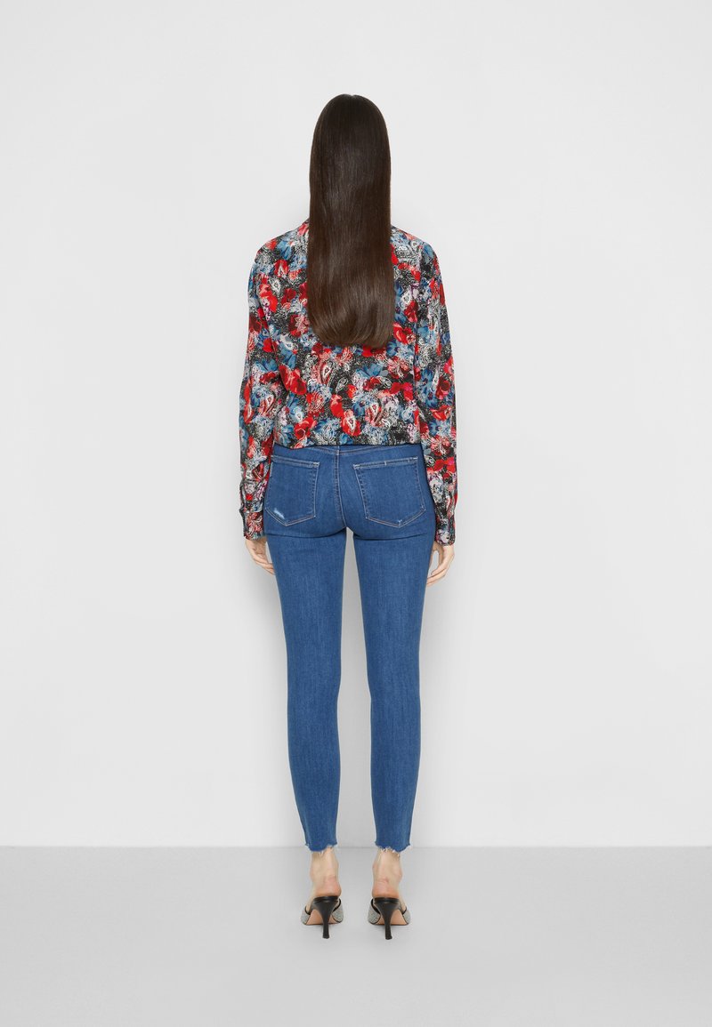 Damen Bekleidung | Paige HOXTON ANKLE Jeans Skinny Fit juneau distressed/blue denim - NB00948 Damen Bekleidung | Paige HOXTON ANKLE Jeans Skinny Fit juneau distressed/blue denim - NB00948