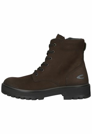 Schnürstiefelette - dark brown