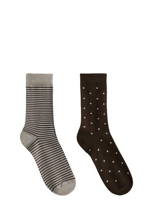 2 PAIRS OF CLASSIC  - Sokken - mottled brown