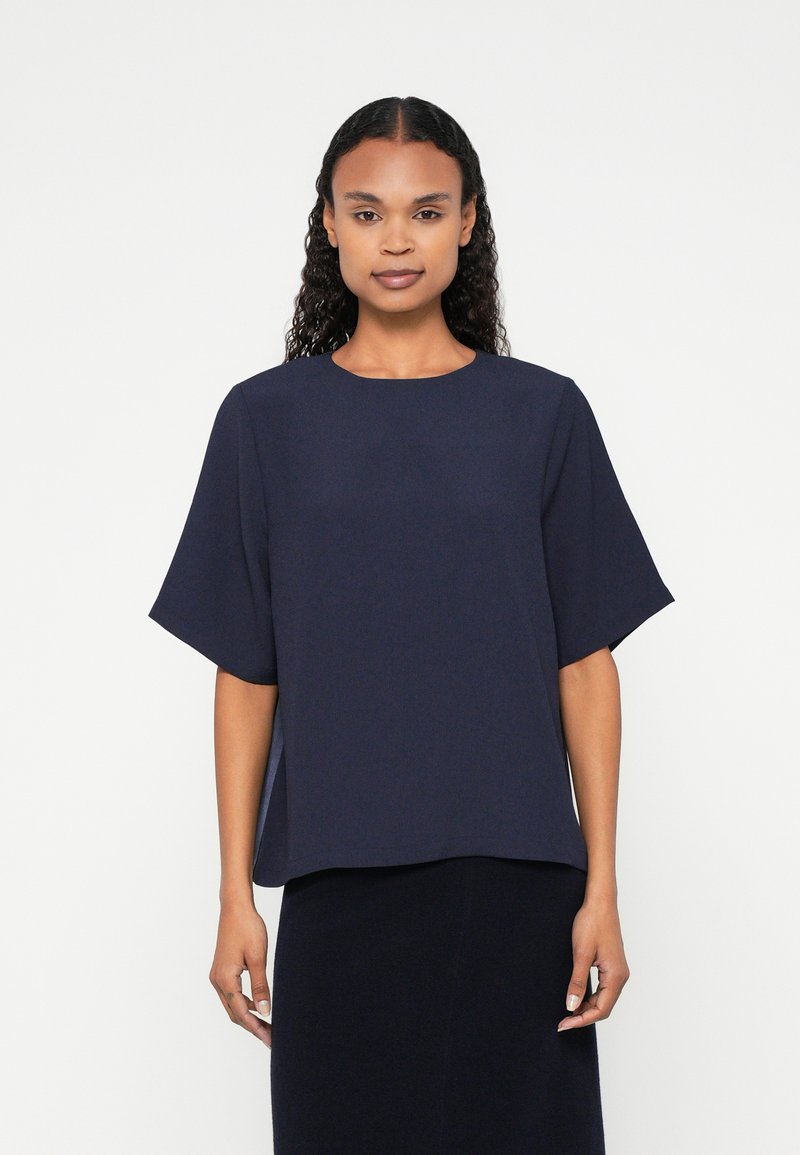 closed Blouse blauwgrijs