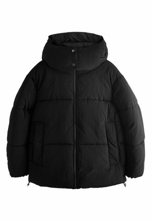 HOODED PADDED - Ziemas mētelis - black