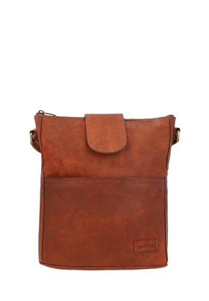 Gusti Leder JACQUELINE NEW - Torba čez telo - braun